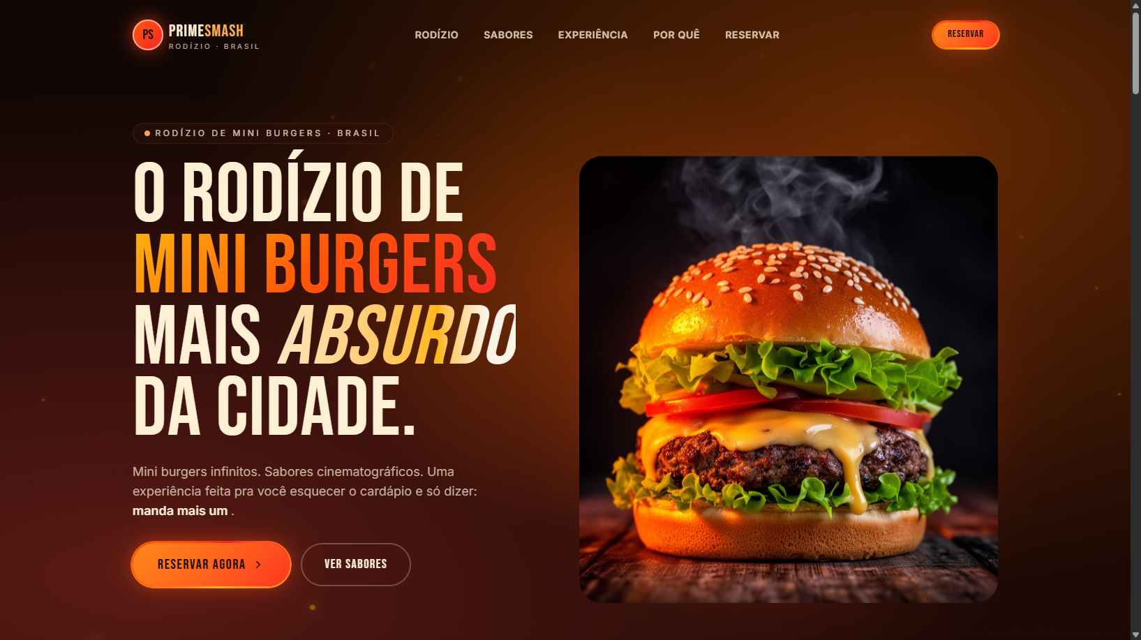 Prévia visual do projeto PrimeSmash